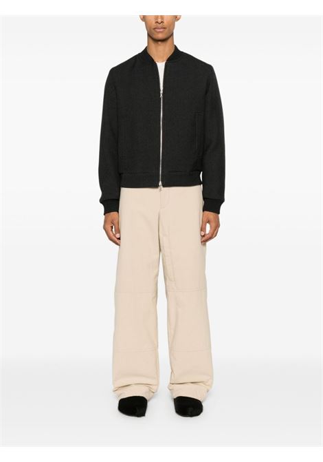 Grey Vanny wool bomber jacket Dries van noten - men DRIES VAN NOTEN | 2420205199046901